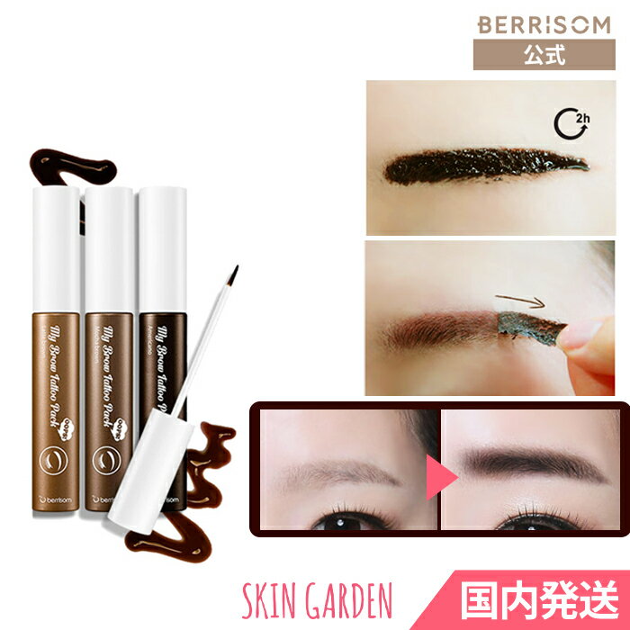  berrisom Pi xT }CuE ^gD[pbN ɂ܂ȂȂ eBg уeBg ACuEpbN XLK[f My Brow Tattoo Pack 10g ؍RX