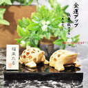 木彫り カエル 亀 銭カエル 銭亀 インテリア 金運 開運 置物 お洒落 縁起物 還暦祝い 敬老の日 お祝い 贈り物 プレゼント ギフト 透かし彫り 職人 福 玄関 幸運 かえる 五円玉 黒台セット 金運アップ 置物 かめ