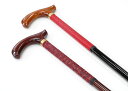 日本伝統工芸 印伝 一本杖