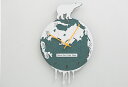 壁掛け 時計 シロクマ Save The Polar Bearウォールクロック おしゃれ 動物 白熊 地球 くま 世界 大陸　北半球