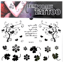 【幸せのクローバー柄】フェイク タトゥーシール temporary tattoos 【RCP】刺青 入れ墨 シール 仮装 クラブ ハロウィン イベント ワンポイント アイコン 四つ葉 ハート