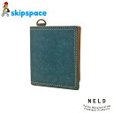 NELD(ネルド) プエブロレザー ミニ財布 AN281 ブルー ウォレット ハーフウォレット 財布 小銭入れ付き コンパクト(4)