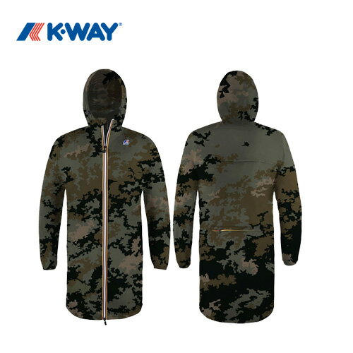 K-WAY ケーウェイ 雨具 LE VRAI 3.0 EIFFEL GRAPHIC Dark Camouflage (900) K008680 K-WAY ケーウェイ 雨具 LE VRAI 3.0 EIFFEL GRAPHIC Dark Camouflage (900) K008680