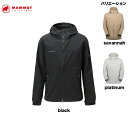 マムート MAMMUT Hiking WB Hooded Jacket AF Men 1012-00391 メンズ アウター アウトドアウエア black platinum savannah S M L XL