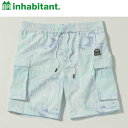 inhabitant Cnr^g Boatmans Dry Cargo Shorts (PH6200 BLUE) FISM23OB11[pt_up]