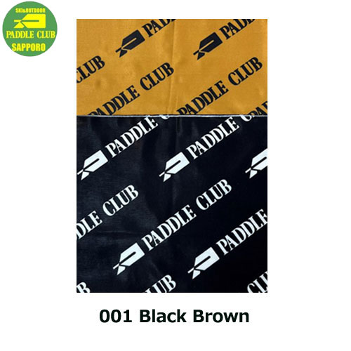 パドルクラブ PADDLE CLUB オリジナルネックチューブ バンダナ ストレッチ (001/ブラック-ブラウン)[レターパック可]