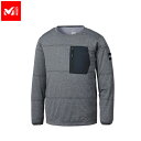 ~[ MILLET XEFbg At@ Cg N[ ALPHA LIGHT SWEAT II CREW Men (Charcoal Grey) MIV01902[pt_up]