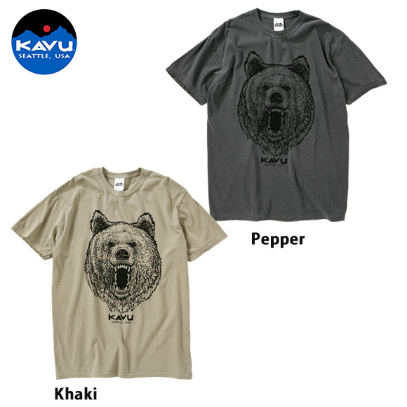 カブー Tシャツ KAVU ベアティー Bear Tee ( pigment)：19821869