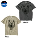 カブー Tシャツ KAVU ベアティー Bear Tee ( pigment)：19821869