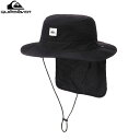 QUIKSILVER NCbNVo[ UV WATER HAT UVEH[^[ nbg nbg }X|[c AEghA (BLK)FQSA231715  C[pt_up]