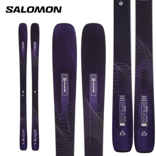スキー板 サロモン 22-23 SALOMON レディース スタンスW88 STANCE W 88 (板のみ) 旧モデルスキー
