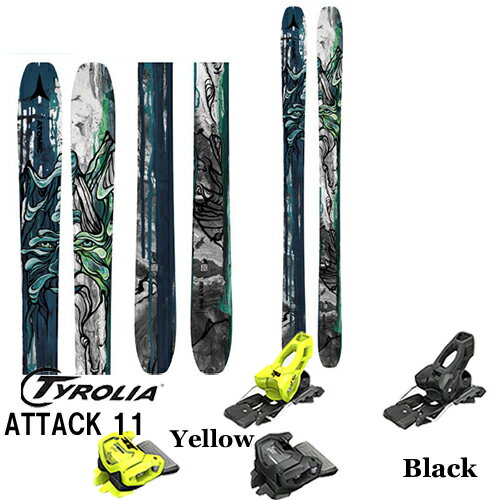 スキー板 旧モデル アトミック ATOMIC ベント BENT 100 金具付き2点セット(TYROLIA ATTACK 11 GW) 23-24モデル