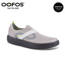 E[tHX OOFOS Men's OOMG Mesh Low Black Sole 18 Grey Jo[ (grey)