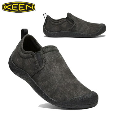 キーン KEEN ハウザーキャンバススリップオン レディース HOWSER CANVAS SLIP-ON Women (Black/Black) 1026217【期間限定ポイント5倍】