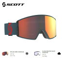 XRbg SCOTT S[O ANg SCO GOGGLE REACT (NEON RED/ARUBA GREEN) 400199-7411308 [sale_acc]