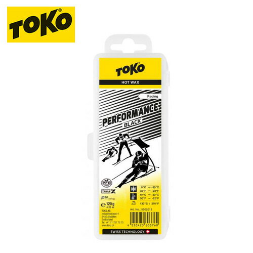 ワックス トコ TOKO パフォーマンス ブラック 120g Performance チューンナップ用品 5502051[ポイント5..