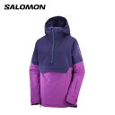 T SALOMON fB[X XL[WPbg AmbN NO DRAMA ANORAK W (A-AURA/S-GRAPE/PACFIC) LC1823100