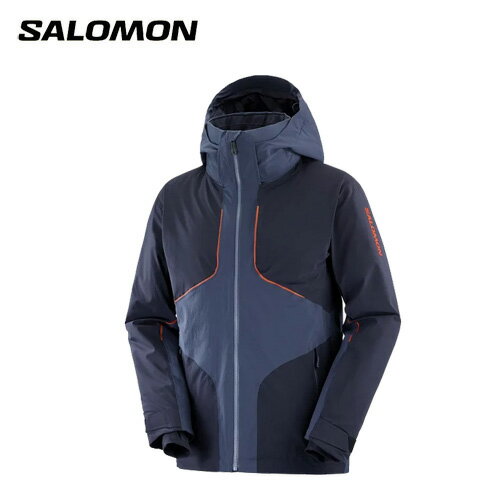 サロモン SALOMON スキージャケット ブリリアント BRILLIANT (N-SKY/M-INDIGO/F-RED) LC1856700 スキーウェア サロモン SALOMON スキージャケット ブリリアント BRILLIANT (N-SKY/M-INDIGO/F-RED) LC1856700 スキーウェア