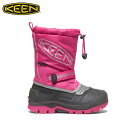 キーン KEEN ジュニア キッズ スノー トロール ウォータープルーフ SNOW TROLL WP (Fuchsia Purple/Silver) 1026757