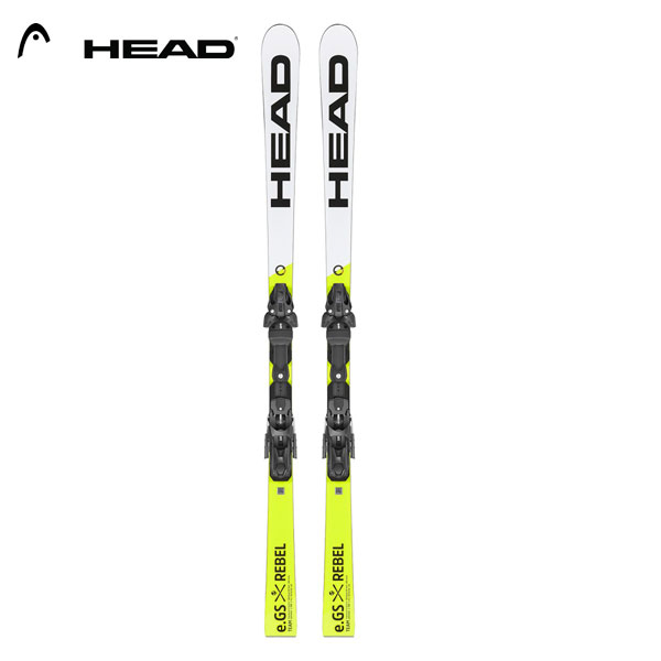 スキー板 ジュニア ヘッド HEAD 22-23モデル WCR e.GS Rebel Team SW RP WCR T (wh/nyw) （金具付）314012 [旧モデルスキー] 145 152 159