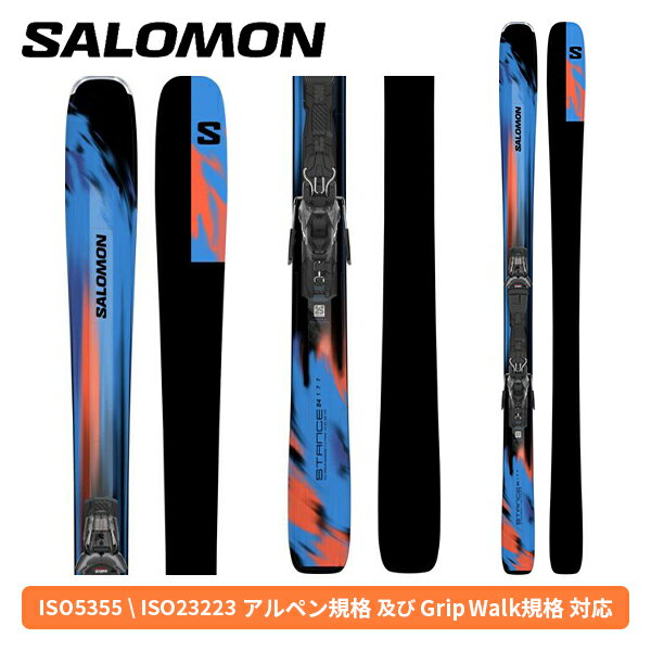 サロモン スキー板 SALOMON スタンス84 STANCE 84+M11 GW (金具付) オールマウンテン【25-26】【2026】
