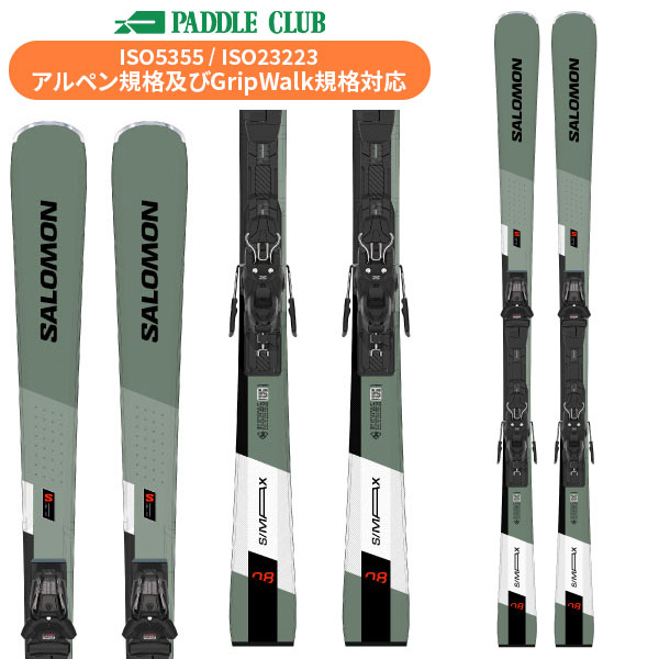 サロモン SALOMON S/MAX 8 + M10 GW (金具付) オールコンディション [L47677600] [スキー板] [25-26] [2026] [旧モデルスキー]