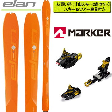 クーポン利用で10%OFF エラン ELAN 18-19 スキー ski 2019 IBEX 94 Carbon + MARKER キングピン 13 [金具付き2点セット] バックカントリー