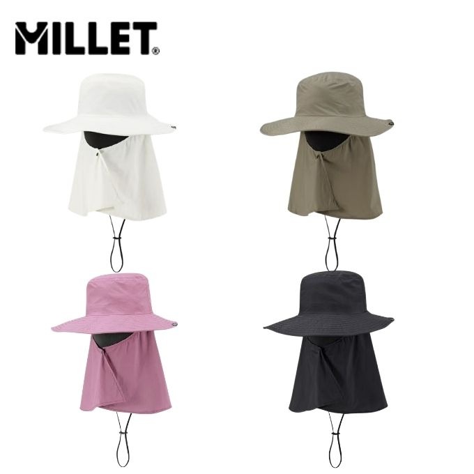 ミレー MILLET BREATHEBARRIER II SUNSHADE HAT 防水サンシェードハット ユニセックス MIV03233 2026春夏M 