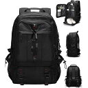 【全品ポイント10倍】HQ HQ-GAMING 登山リュック 80L 大容量 防水 バックパック 17インチPC リュックサック スクエア 軽量 拡張機能大容量...