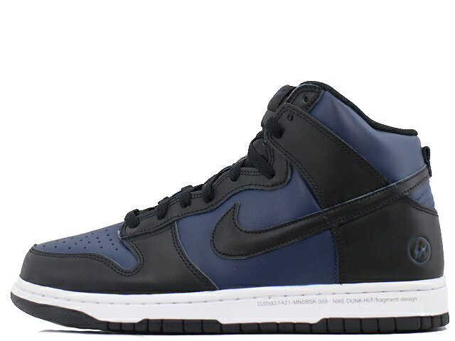 NIKE DUNK HI / F DJ0383-400ナイキ ダンク ハイ フラグメント デザイン/TOKYO ミッドナイトネイビー/ブラック-ホワイト FRAGMENT DESIGN TOKYO MIDNIGHT NAVY/BLACK-WHITE