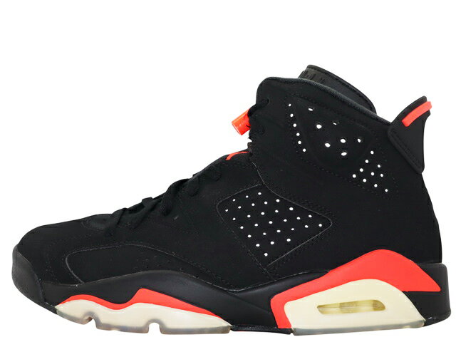 NIKE AIR JORDAN 6 RETRO BLACK/INFRARED 384664-060ナイキ エア ジョーダン 6 レトロ ブラック/インフラレッド 黒赤