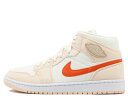 【SALE】NIKE WMNS AIR JORDAN 1 MID SE DA8009-108ナイキ ウィメンズ エア ジョーダン 1 ミッド シーズナルエディション セイル/オレンジ/オレンジクォーツ SAIL/ORANGE-ORANGE QUARTZ