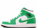 NIKE AIR JORDAN 1 MID DQ8426-301iCL GA W[_ 1 ~bh bL[O[/ubN-zCgLUCKY GREEN/BLACK-WHITE