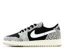 NIKE AIR JORDAN 1 RETRO LOW OG (GS) CZ0858-001iCL GA W[_ 1 [ IWiBLACK/MUSLIN-TECH GREY-WHITE