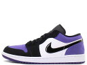 NIKE AIR JORDAN 1 LOW 553558-125iCL GAW[_ 1 [ zCg/ubN R[gp[vWHITE/BLACK-COURT PURPLE