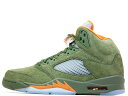 NIKE AIR JORDAN 5 RETRO DD0587-308ナイキ エア ジョーダン 5 レトロ アーミーオリーブ/ソーラーオレンジ ARMY OLIVE/SOLAR ORANGE