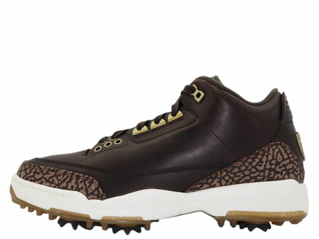 【ゴルフシューズ】NIKE JORDAN 3 GOLF PREMIUM AO8952-200ナイキ ジョーダン 3 ゴルフ プレミアム ブラウン/ブラウンBROWN/BROWN