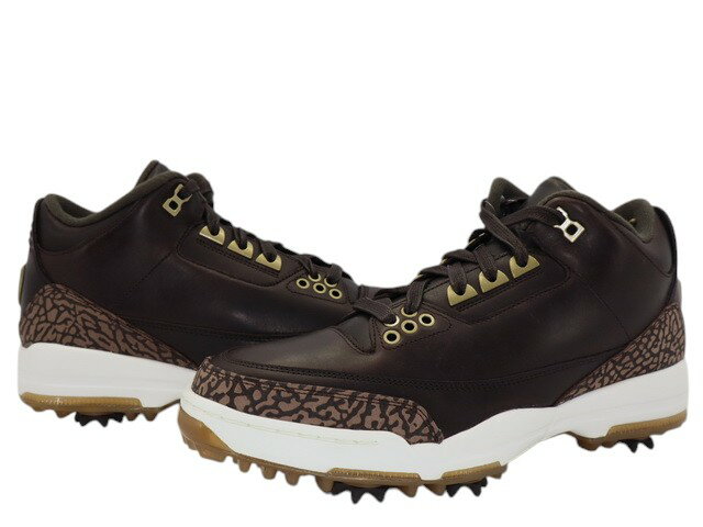 【ゴルフシューズ】NIKE JORDAN 3 GOLF PREMIUM AO8952-200ナイキ ジョーダン 3 ゴルフ プレミアム ブラウン/ブラウンBROWN/BROWN