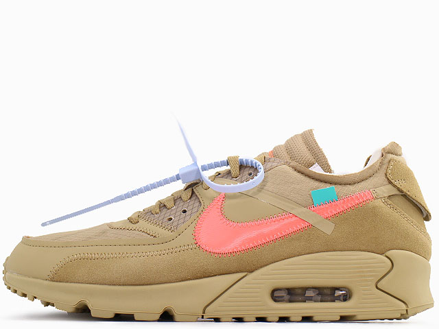 NIKE THE 10 : AIR MAX 90 AA7293-200ナイキ THE 10 エア マックス 90 "オフホワイト" パラシュートベージュ/ブライトマンゴー"OFF WHITE" PARACHUTE BEIGE/BRIGHT MANGO