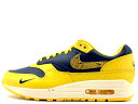 NIKE WMNS AIR MAX 1 PRM FJ5479-410iCL EBY GA }bNX 1 v~A ~bhiCg lCr[/o[VeB CYMIDNIGHT NAVY/VARSITY MAIZE