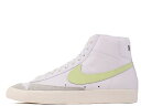 NIKE WMNS BLAZER MID 77 CZ1055-108iCL EBY uU[ ~bh 77 WHITE/BARELY VOLT-WHITE