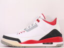 【2013年製/27cm】NIKE AIR JORDAN 3 RETRO 136064-120-ナイキ　エアジョーダン3　レトロ　ホワイト/ファイヤーレッド/セメントグレー2013 WHITE/FIRE RED-SILVER-BLACK