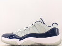 【2015年製/26.5cm】NIKE AIR JORDAN 11 RETRO LOW 528895-007ナイキ エアジョーダン 11 レトロ ロー グレーミスト/ミッドナイトネイビー-ホワイトGREY MIST/MIDNIGHT NAVY-WHITE