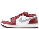 NIKE AIR JORDAN 1 LOW 553558-615iCL GAW[_ 1 [ `F[Ebh bh/ZgO[-zCg CHERRYWOOD RED/CEMENT GREY-WHITE