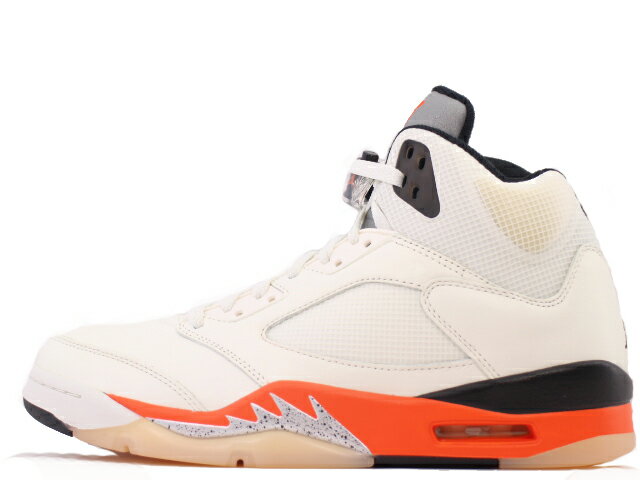 NIKE AIR JORDAN 5 RETRO DC1060-100ナイキ エアジョーダン5 レトロ セイル/オレンジ ブレイズ-メタリック シルバー-ブラックSAIL/ORANGE BLAZE-METALLIC SILVER-BLACK