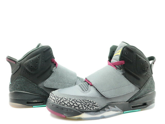 NIKE JORDAN SON OF (GS) 512246-038ナイキ ジョーダン　サン オブ ガールズDARK GREY/UNIVERSITY GOLD-BORDEAUX