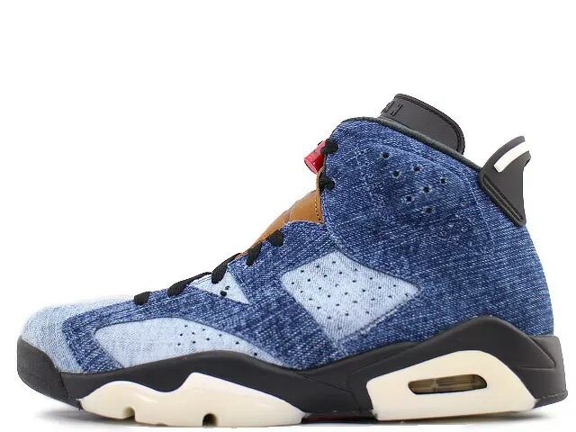 楽天スニーカーショップ SKITNIKE AIR JORDAN 6 RETRO CT5350-401ナイキ エア ジョーダン 6 レトロ WASHED DENIM /SAIL-VARSITY RED-BLACK