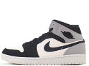 yGIRLS SIZEzNIKE WMNS AIR JORDAN 1 MID SE DV0427-100iCL EBY GA W[_ 1 ~bhSAIL/BLACK-LIGHT STEEL GREY