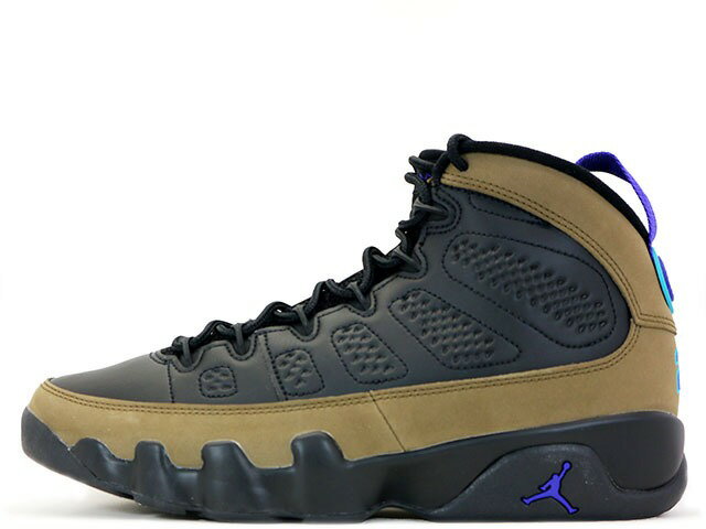 NIKE AIR JORDAN 9 RETRO CT8019-034ナイキ エア ジョーダン 9 レトロBLACK/BRIGHT CONCORD/LIGHT OLIVE/AQUATONE