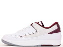 NIKE AIR JORDAN 2 RETRO LOW DV9956-103ナイキ エア ジョーダン 2 レトロ ロー ホワイト/チェリーウッドレッドWHITE/CHERRY WOOD RED